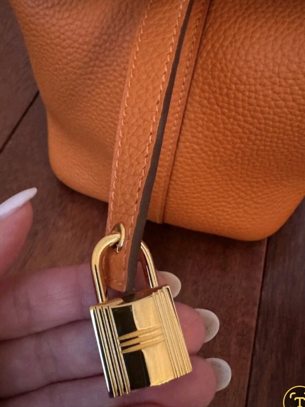 Hermes Clementine Picotin 18;like New - Picture 3 of 5